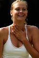 Maria Sharepova at Wimbledon 2004. Nipplepoke through.