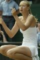 Maria Sharapova at Wimbledon 2004